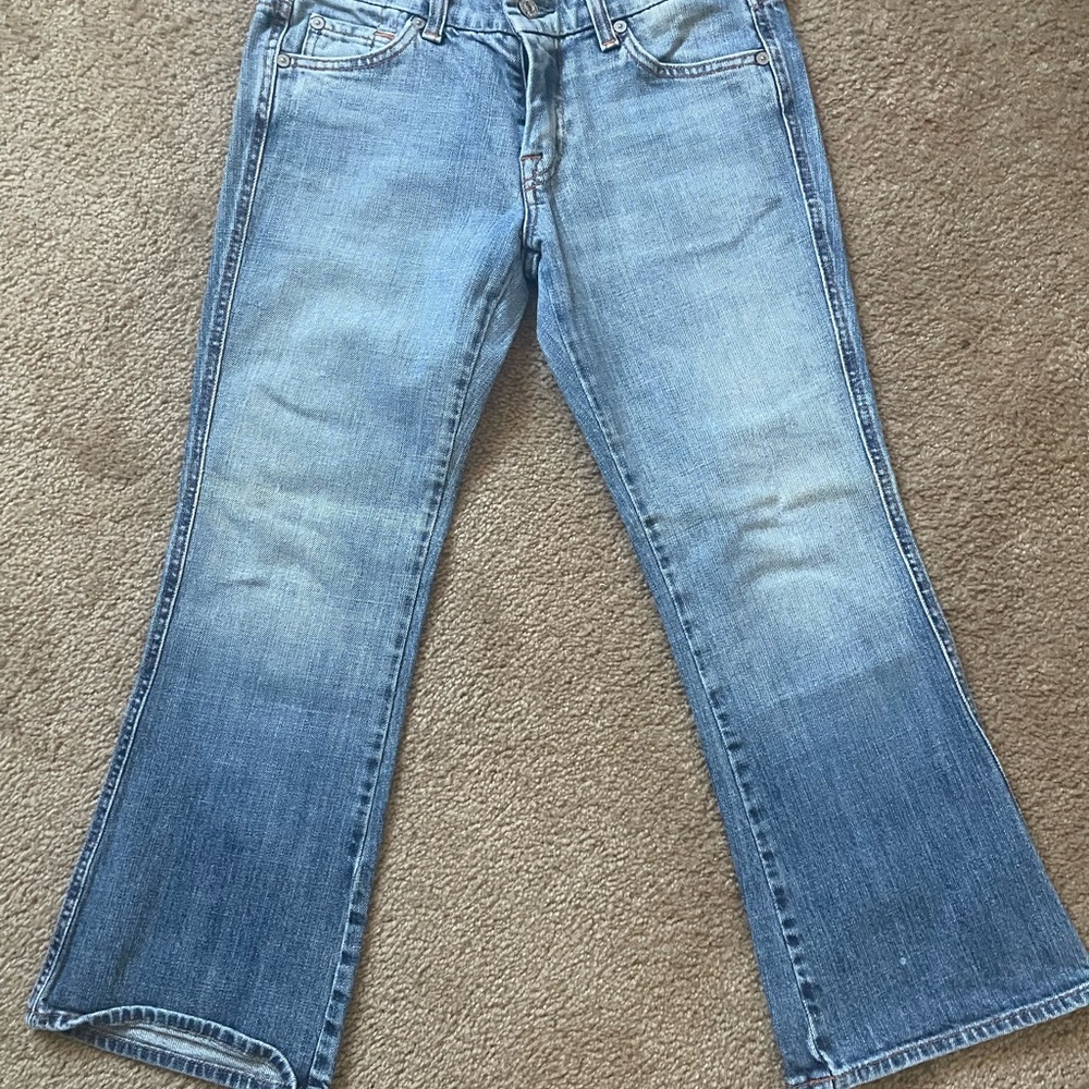 7 For All Mankind Light Blue Ankle Jeans